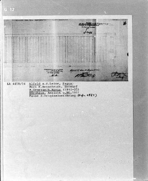 Fagus-Werk, Fassade des Bürogebäudes, Ansicht von Nordosten