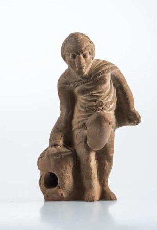 Ithyphallischer Sklave mit Laterne