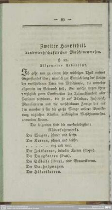 Zweiter Haupttheil. Landwirtschaftliches Maschinenwesen