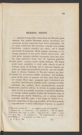 Herzog Ernst.