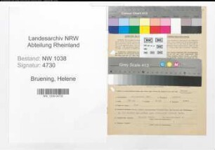 Entnazifizierung Helene Bruening , geb. 16.12.1892 (Beamtin)