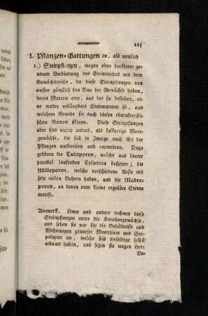 123-139, I. Pflanzen-Gattungen an, als nemlich