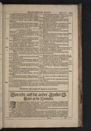 Vorrede auf die ander Epistel S. Pauli an die Corinther.