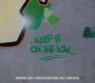 ..KEEP IT ON THE LOW..