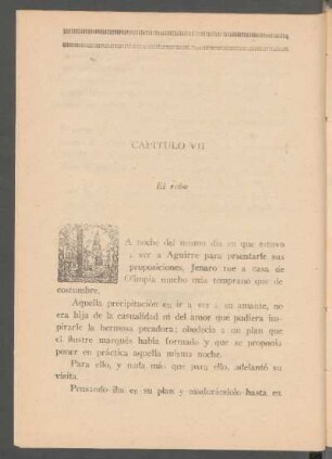 Capítulo VII - El robo