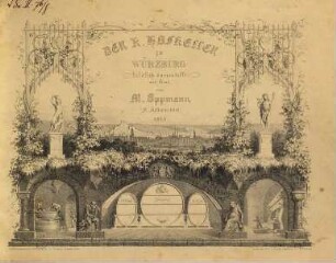 Der K. Hofkeller zu Würzburg : bildlich dargestellt