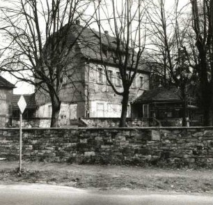 Dresden-Hellerau, Am Grünen Zipfel 2. Gasthaus "Waldschänke" (um 1880; Umbau 1910, R. Riemerschmid)