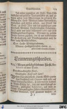 Erinnerungsschreiben.