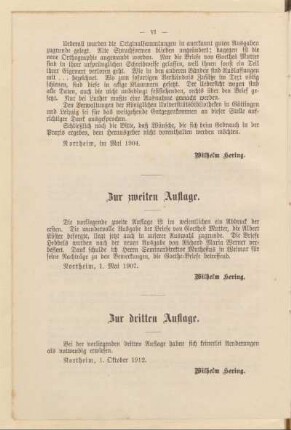 Zur zweiten Auflage