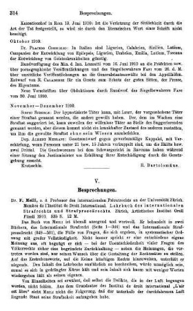 314-320, V. Besprechungen