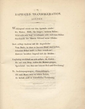 Raphaels Transfiguration