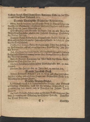 Deutsche Artzney-Bücher.