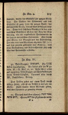 Zu Kap. IV. - Zu Kap VII.