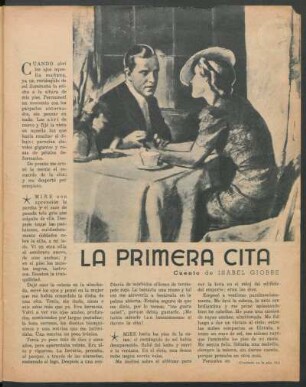 La primera cita : Cuento