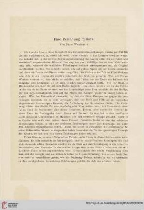 3: Eine Zeichnung Tizians