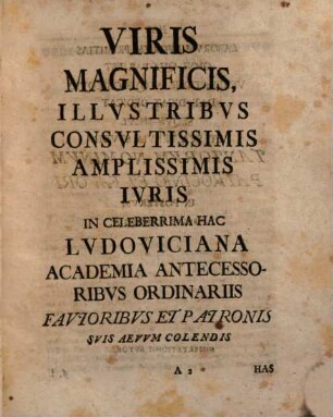 Diss. iur. de praescriptione Germanorum annali