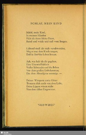 Schlaf, Mein Kind