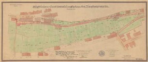 Fluchtlinien- und Bebauungsplan der Siegbergstraße