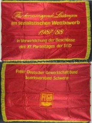 Ehrenbanner des Freien Deutschen Gewerkschaftsbundes