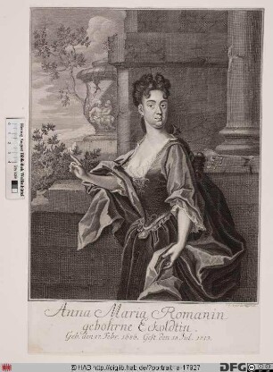 Bildnis Anna Maria Romanus, geb. Eckolt
