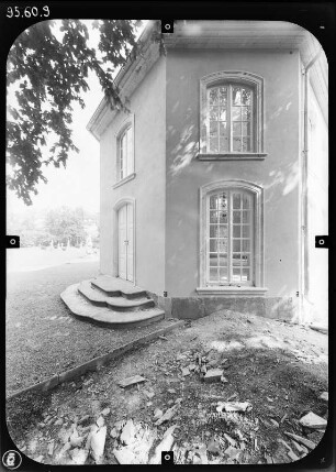 Burgk. Gartenpavillon Sophienlust (1749). Teilansicht von Südwest