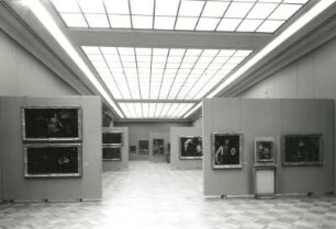 Dresden. Albertinum. Ausstellung "Ausgewählte Werke Alter und Neuer Meister", 1988/1989. Raumaufnahme "Italienische Meister"