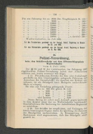 Polizei-Verordnung, [...]