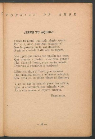 ¿Eres tú aquél?
