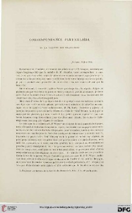 13: Correspondance particulière de la Gazette des Beaux-Arts
