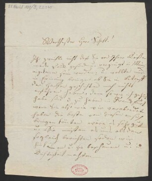 Brief an B. Schott's Söhne : 18.07.1820