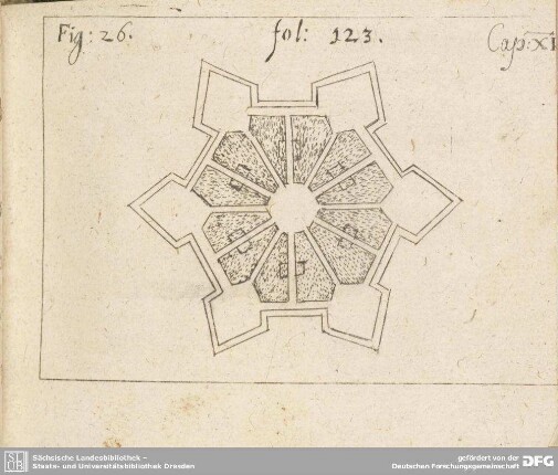Fig: 26. fol: 123. Cap: XI