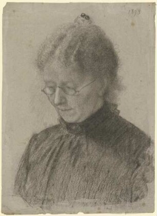 Luise Scholderer lesend