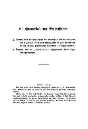 Gymnasial- und Realanstalten
