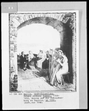 Grotte auf der Schlackenburg zu Teplitz