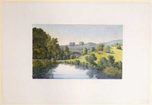 Prinzenbrücke, Tafel XXIV der "Andeutungen über Landschaftsgärtnerei"