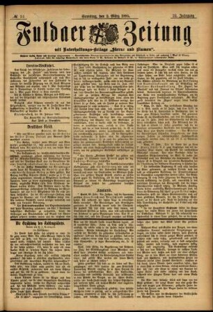 Ausgabe vom Samstag, den 02. März 1895.