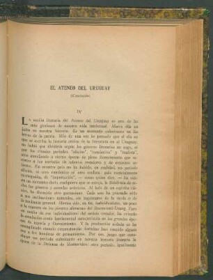 El ateneo del Ururguay