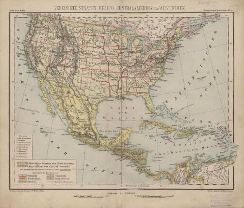 Vereinigte Staaten, Méjico, Centralamerika und Westindien