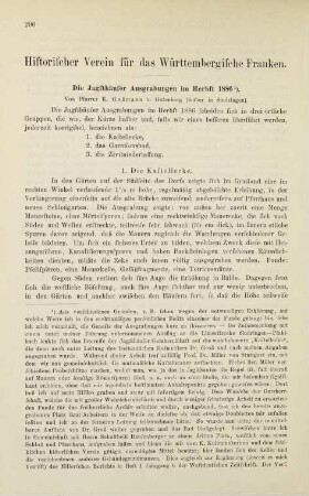 200-205, Gußmann, Die Jagsthäuser Ausgrabungen im Herbst 1886