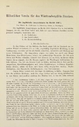 200-205, Gußmann, Die Jagsthäuser Ausgrabungen im Herbst 1886