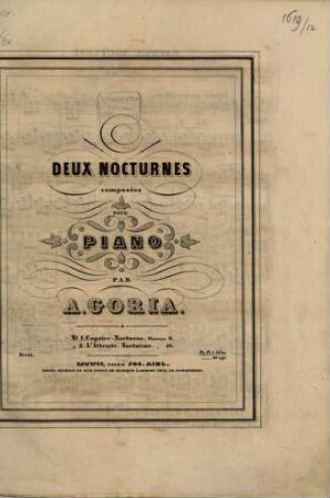 Deux nocturnes : pour piano