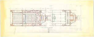 Döllgast, Hans; München; Basilika St. Bonifaz, Umplanung - Grundrisse