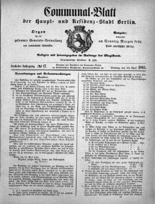 1865,17: No. 17, 23. April 1865
