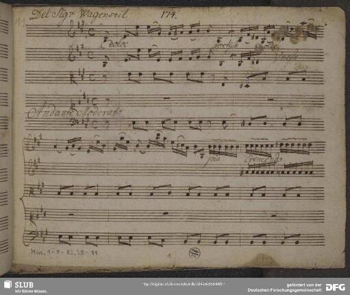 Siroe. Excerpts - Mus.1-F-82,29-11 : S, strings, b
