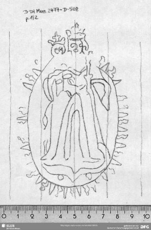 W-Dl-605 Madonna mit Jesuskind / Adler