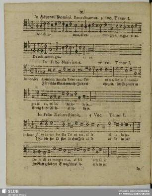 X. Anonymus: Benedicamus Domino