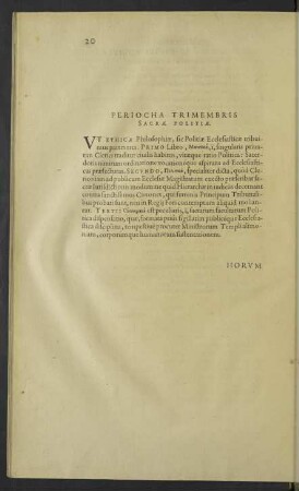 Periocha Trimembris