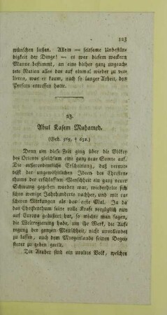 23. Abul Kasem Muhamed. (Geb. 569, † 632)