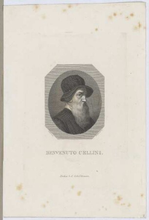 Bildnis des Benvenuto Cellini