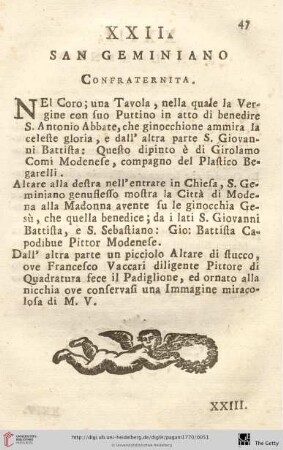 Num XXII.: San Geminiano
